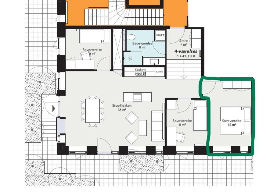 Big Room In Shared Apartment With King Size Bed Copenhague Exterior foto